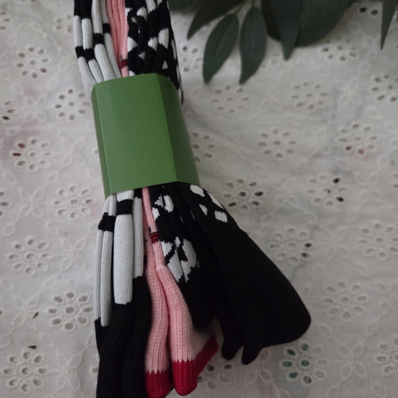 Kate Spade Set Of Three Crew Socks - Picture 2 of 6